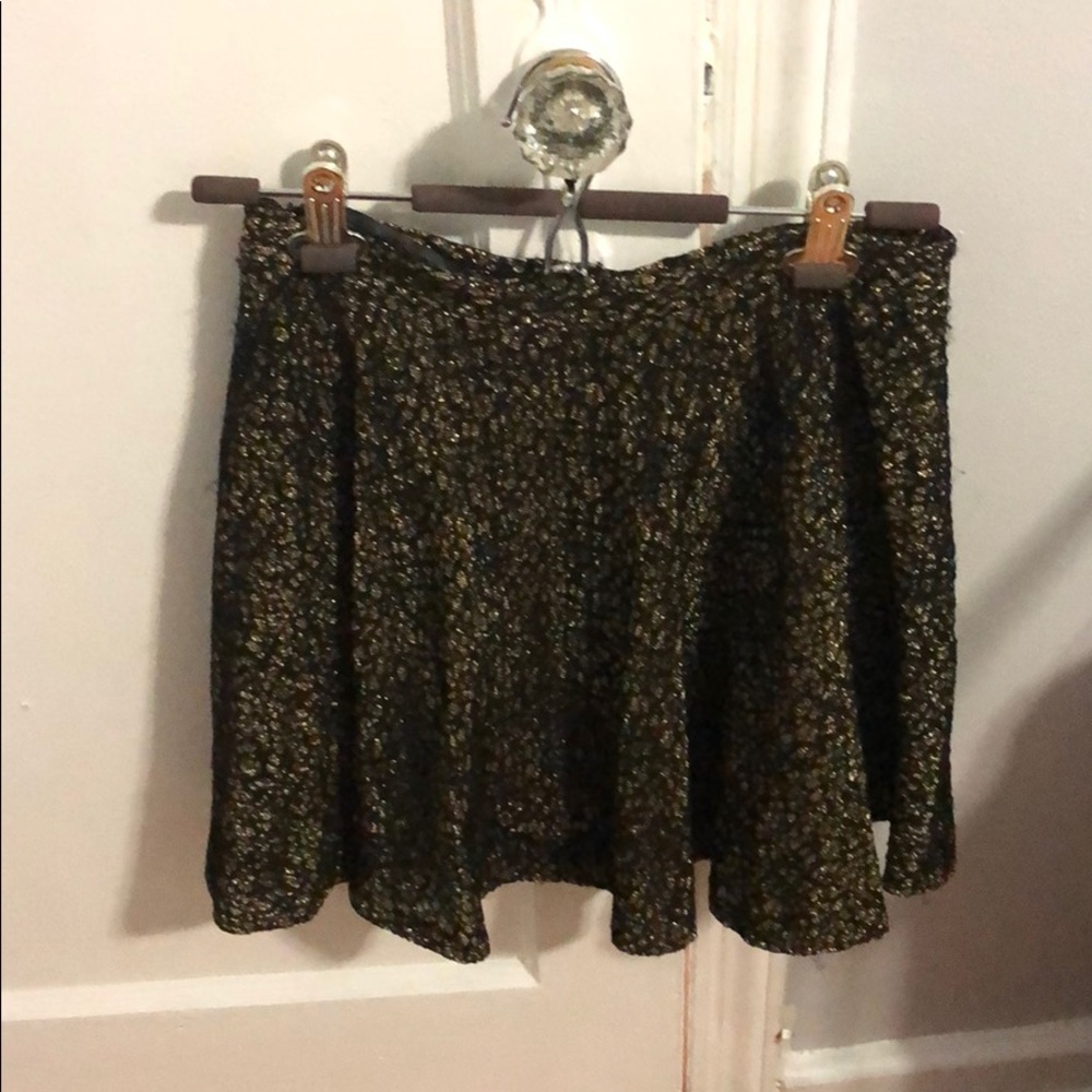 Gold skirt